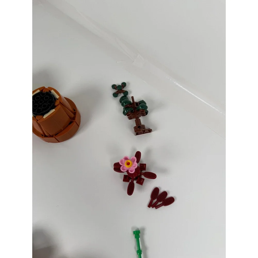 LEGO Flower Plants Brown Pots Multi 10329 Botanical Collection Incomplete As Is
